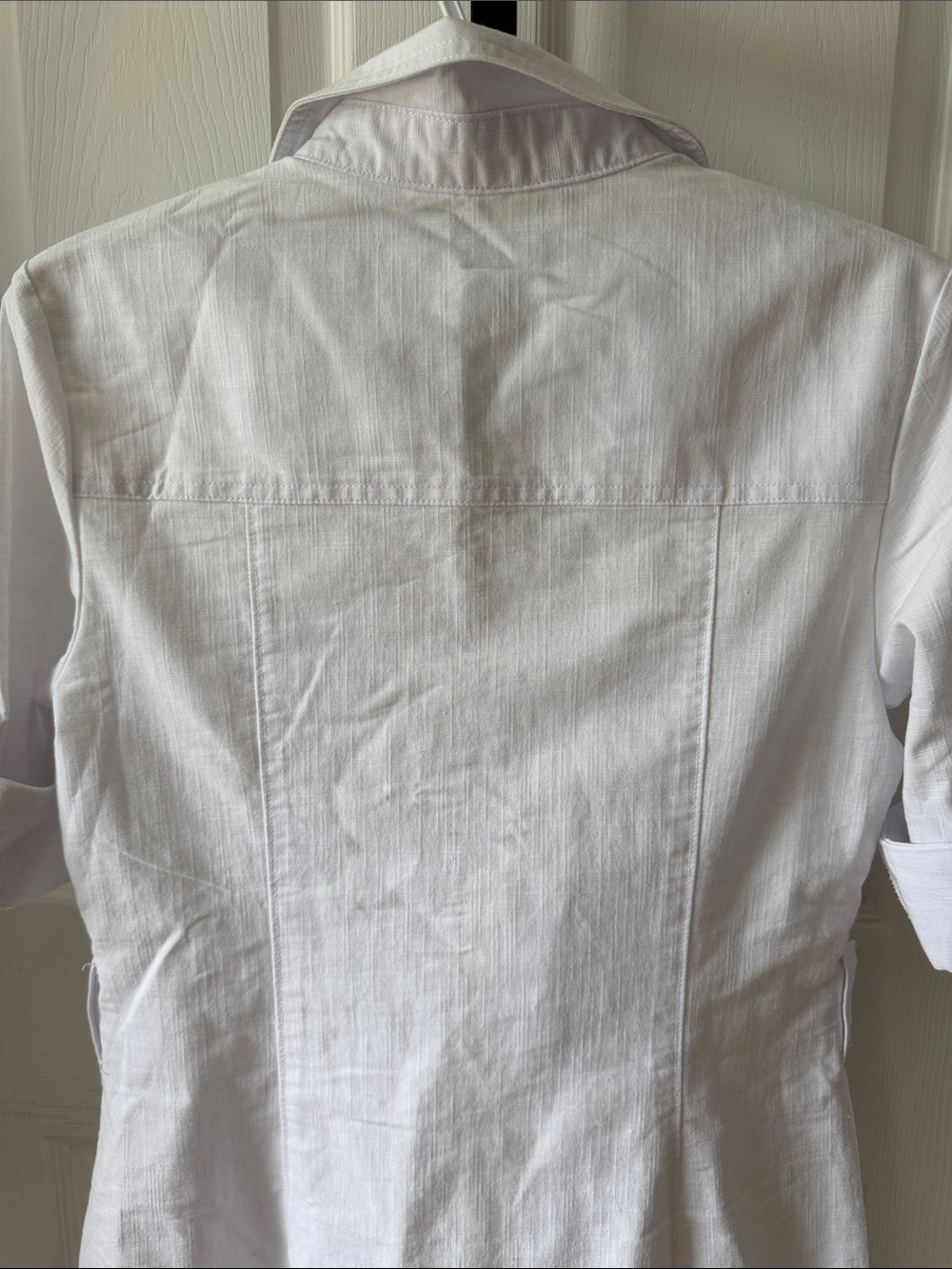 Perfect White Zip-Front Dress - Picture 7 of 11
